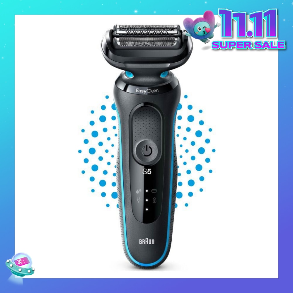 Series 5 Electric Shaver 51-M1000s Mint (Wet & Dry + Rechargeable + Cordless Foil Shaver) 1s