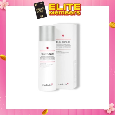 MEDICUBE Red Toner (For Acne Prone Skin And Sensitive Skin) 100ml (Expiry: Apr`2026)