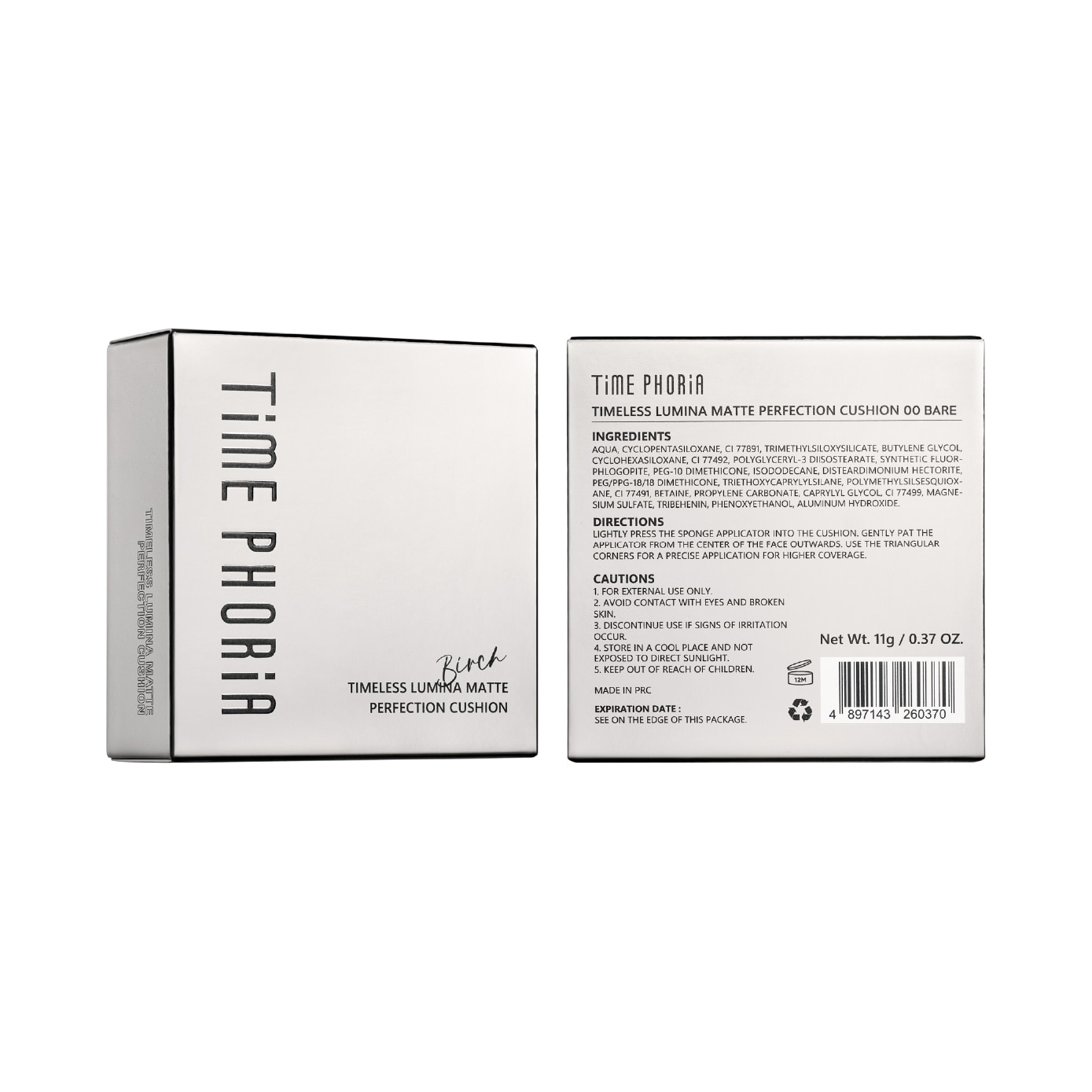 Timeless Lumina Matte Perfect Cushion #00 Bare 1s
