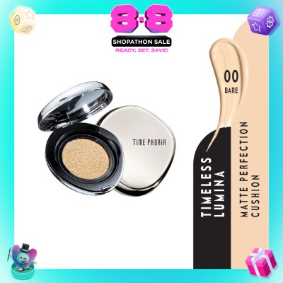 TIME PHORIA - Timeless Lumina Matte Perfect Cushion #00 Bare 1s