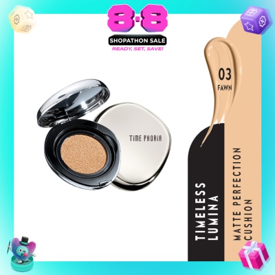 TIME PHORIA - Timeless Lumina Matte Perfect Cushion #03 Fawn 1s