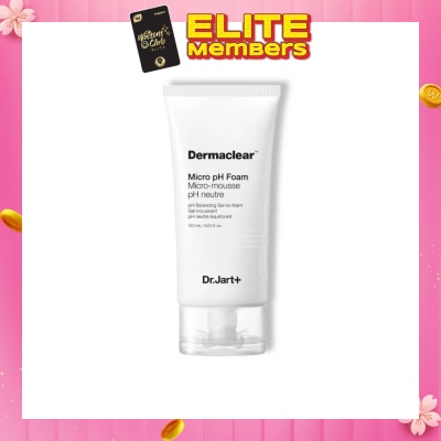 DR JART+ Dermaclear Micro Ph Foam Facial Cleanser (Balances PH And Purify Skin120ml