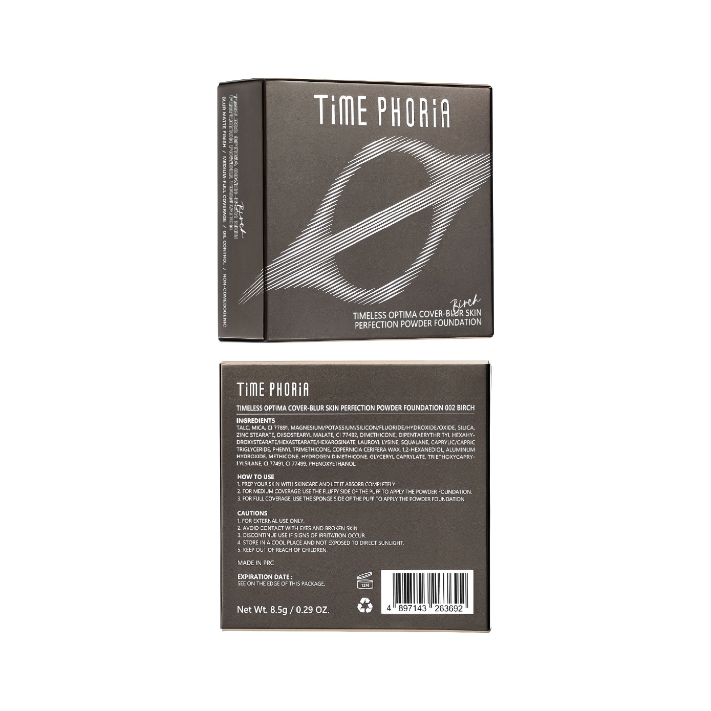 Timeless Optima Cover Blur Two Way Cake #002 Birch 1s