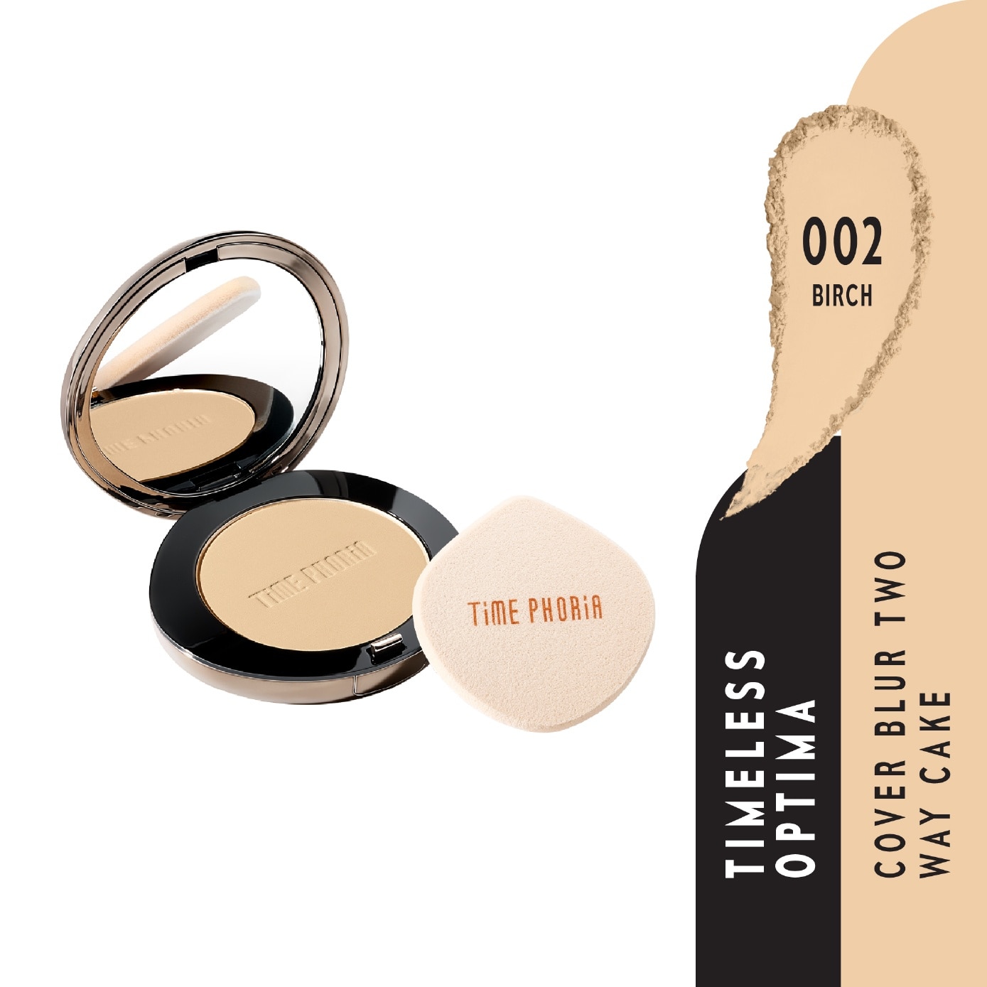 Timeless Optima Cover Blur Two Way Cake #002 Birch 1s