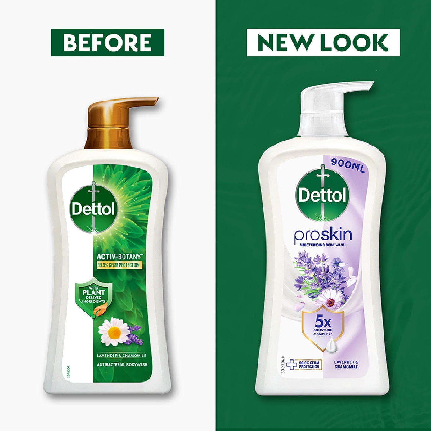 Proskin Lavender & Chamomile Body Wash 900ml