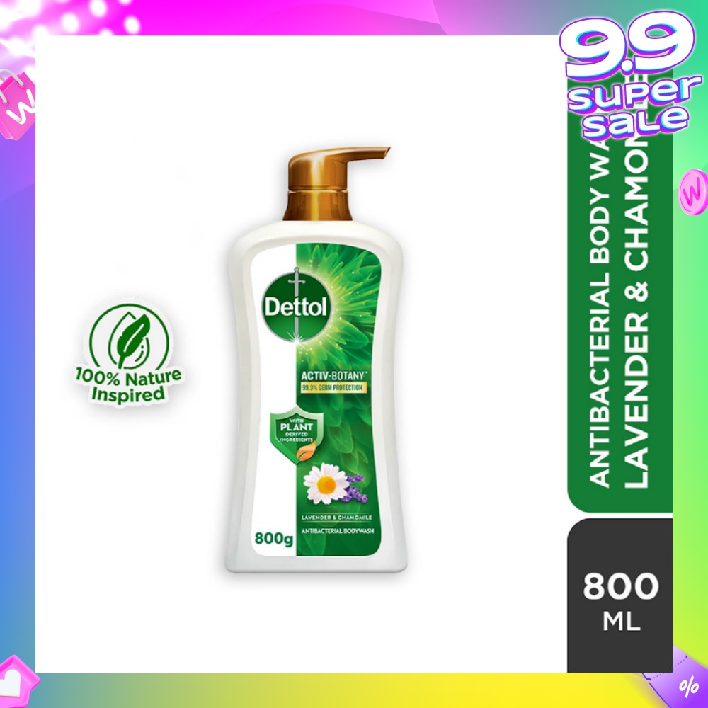 Activ Botany Anti Bacterial Body Wash Lavender (99.9% Germ Protection) 850g