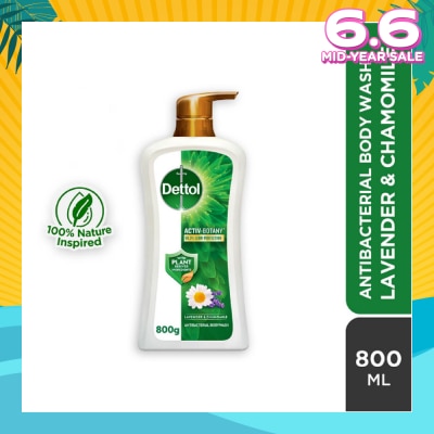 DETTOL Activ Botany Anti Bacterial Body Wash Lavender (99.9% Germ Protection) 850g