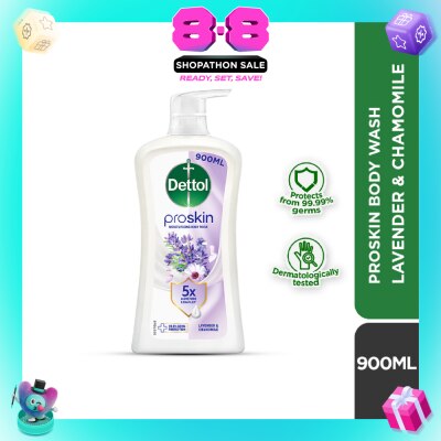 DETTOL - Activ Botany Anti Bacterial Body Wash Lavender (99.9% Germ Protection) 850g