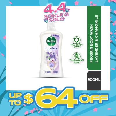DETTOL - Proskin Lavender & Chamomile Body Wash 900ml