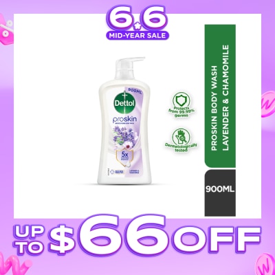 DETTOL - Activ Botany Anti Bacterial Body Wash Lavender (99.9% Germ Protection) 850g