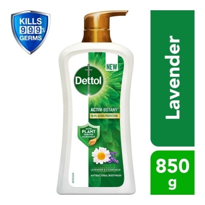 DETTOL Activ Botany Anti Bacterial Body Wash Lavender (99.9% Germ Protection) 850g