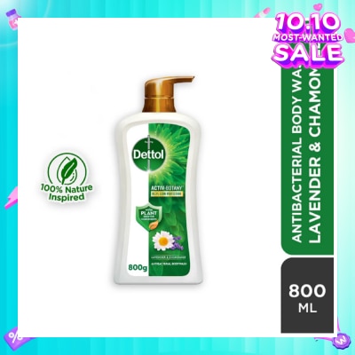 DETTOL Activ Botany Anti Bacterial Body Wash Lavender (99.9% Germ Protection) 850g