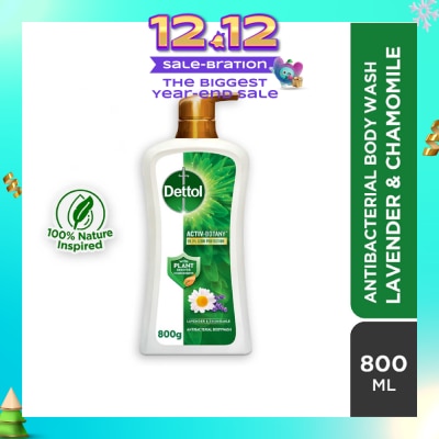 DETTOL Activ Botany Anti Bacterial Body Wash Lavender (99.9% Germ Protection) 850g