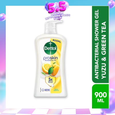 DETTOL - Proskin Yuzu & Green Tea Antibacterial Shower Gel 900ml