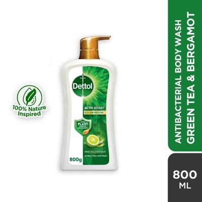 DETTOL Activ Botany Anti Bacterial Body Wash Green Tea (99.9% Germ Protection) 850g