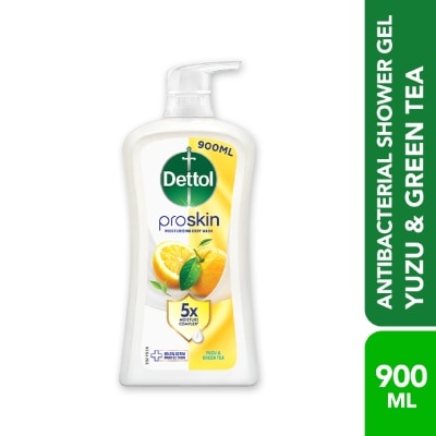 DETTOL - Proskin Yuzu & Green Tea Antibacterial Shower Gel 900ml