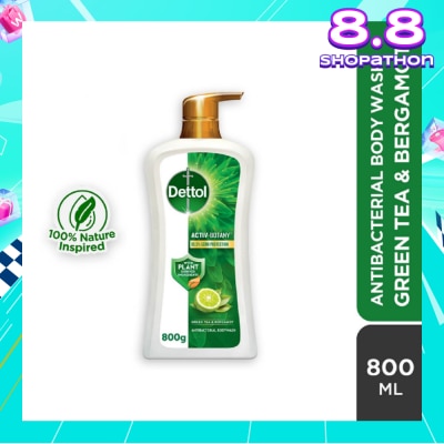 DETTOL Activ Botany Anti Bacterial Body Wash Green Tea (99.9% Germ Protection) 850g