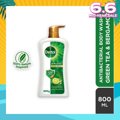 DETTOL Activ Botany Anti Bacterial Body Wash Green Tea (99.9% Germ Protection) 850g