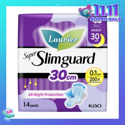 LAURIER Super Slimguard Night Wing Sanitary Pad 30cm 14s