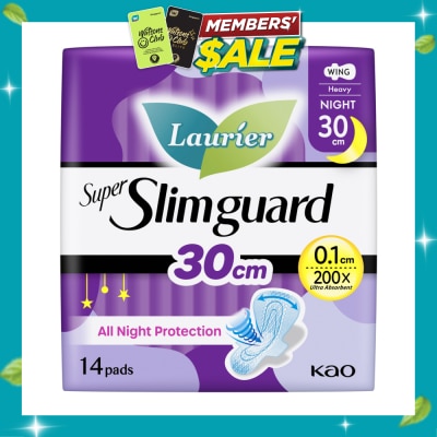 LAURIER Super Slimguard Night Wing Sanitary Pad 30cm 14s image