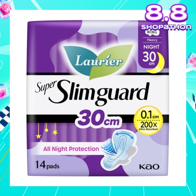 LAURIER Super Slimguard Night Wing Sanitary Pad 30cm 14s