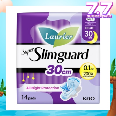 LAURIER Super Slimguard Night Wing Sanitary Pad 30cm 14s