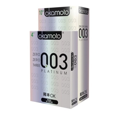 OKAMOTO® 003 Platinum Condoms 10 Pieces + 4 Pieces Bundle Pack