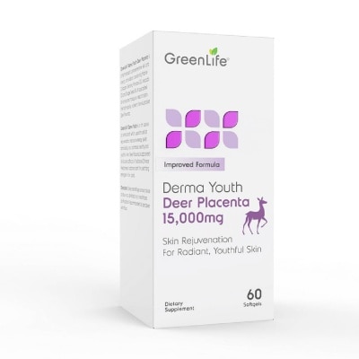 GREENLIFE Derma Youth Deer Placenta Softgel (Promote Healthy + Youthful Skin) 60s