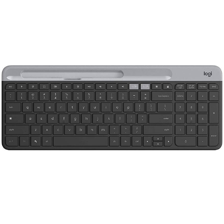 K580 Slim Wireless Multi Device Keyboard Black 1s