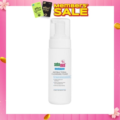 SEBAMED Anti-Bacterial Cleansing Foam (Combats Pimples, Blackheads and Skin Impurities) 150ml
