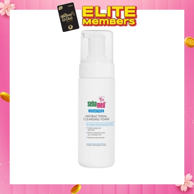 SEBAMED Anti-Bacterial Cleansing Foam (Combats Pimples, Blackheads and Skin Impurities) 150ml