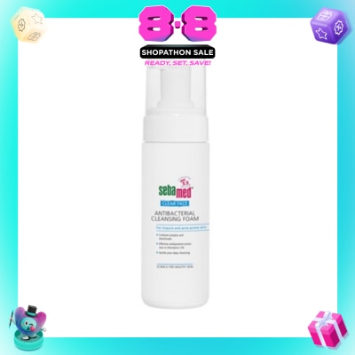 SEBAMED - Anti-Bacterial Cleansing Foam (Combats Pimples, Blackheads and Skin Impurities) 150ml