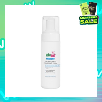 SEBAMED Anti-Bacterial Cleansing Foam (Combats Pimples, Blackheads and Skin Impurities) 150ml
