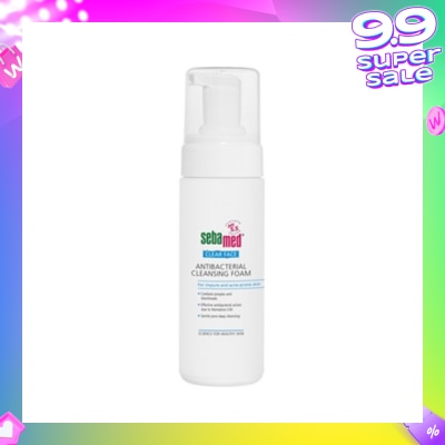 SEBAMED Anti-Bacterial Cleansing Foam (Combats Pimples, Blackheads and Skin Impurities) 150ml