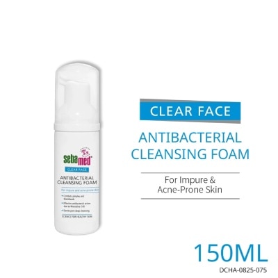 SEBAMED - Anti-Bacterial Cleansing Foam (Combats Pimples, Blackheads and Skin Impurities) 150ml