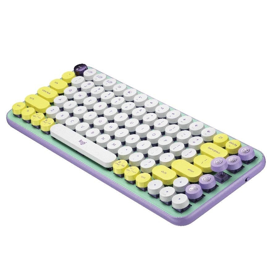 Pop Keys Mechanical Wireless Keyboard With Customisable Emoji Keys Daydream Mint 1s