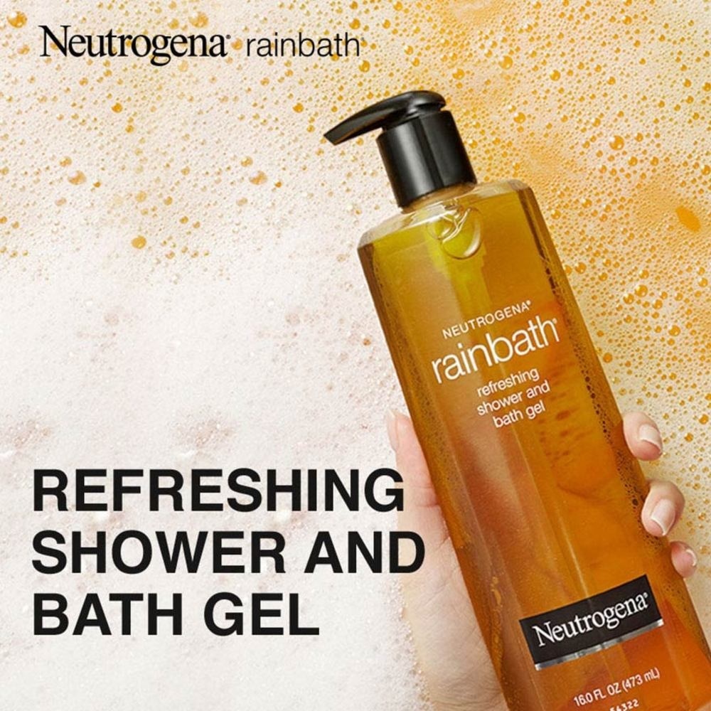 Rainbath Refreshing Shower And Bath Gel Gold Lush For Spa-Like Indulgence 473ml