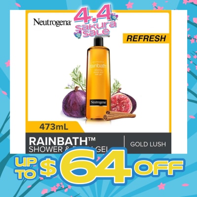 NEUTROGENA - Rainbath Refreshing Shower And Bath Gel Gold Lush For Spa-Like Indulgence 473ml