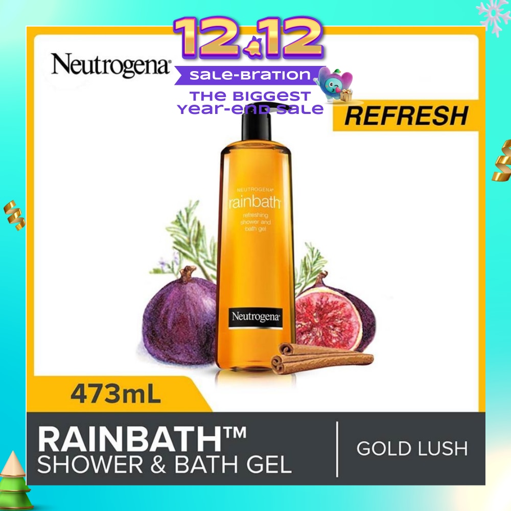 Rainbath Refreshing Shower And Bath Gel Gold Lush For Spa-Like Indulgence 473ml
