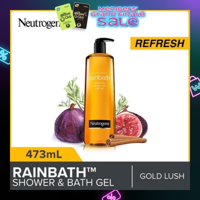 NEUTROGENA Rainbath Refreshing Shower And Bath Gel Gold Lush For Spa-Like Indulgence 473ml