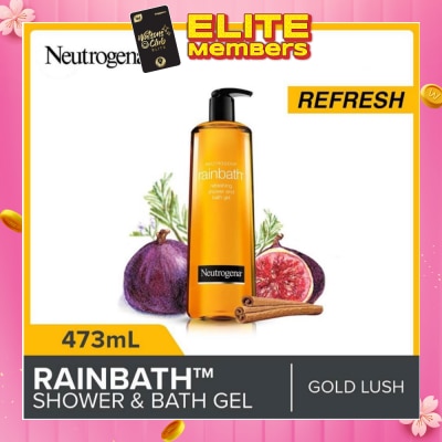 NEUTROGENA Rainbath Refreshing Shower And Bath Gel Gold Lush For Spa-Like Indulgence 473ml