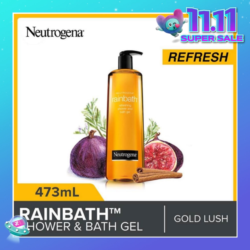 Rainbath Refreshing Shower And Bath Gel Gold Lush For Spa-Like Indulgence 473ml