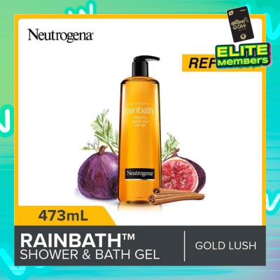 NEUTROGENA Rainbath Refreshing Shower And Bath Gel Gold Lush For Spa-Like Indulgence 473ml