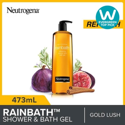 NEUTROGENA Rainbath Refreshing Shower And Bath Gel Gold Lush For Spa Like Indulgence 473ml image