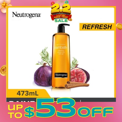 NEUTROGENA Rainbath Refreshing Shower And Bath Gel Gold Lush For Spa-Like Indulgence 473ml