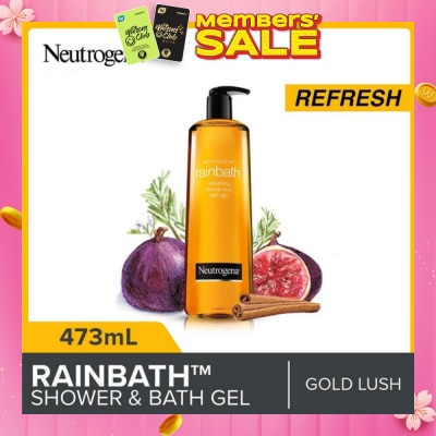 NEUTROGENA Rainbath Refreshing Shower And Bath Gel Gold Lush For Spa-Like Indulgence 473ml