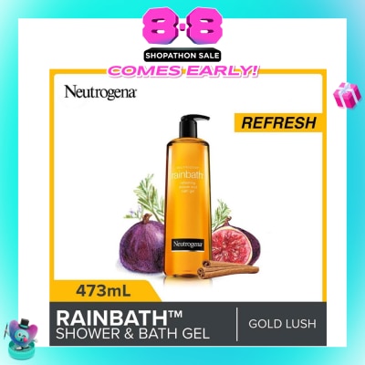 NEUTROGENA - Rainbath Refreshing Shower And Bath Gel Gold Lush For Spa-Like Indulgence 473ml