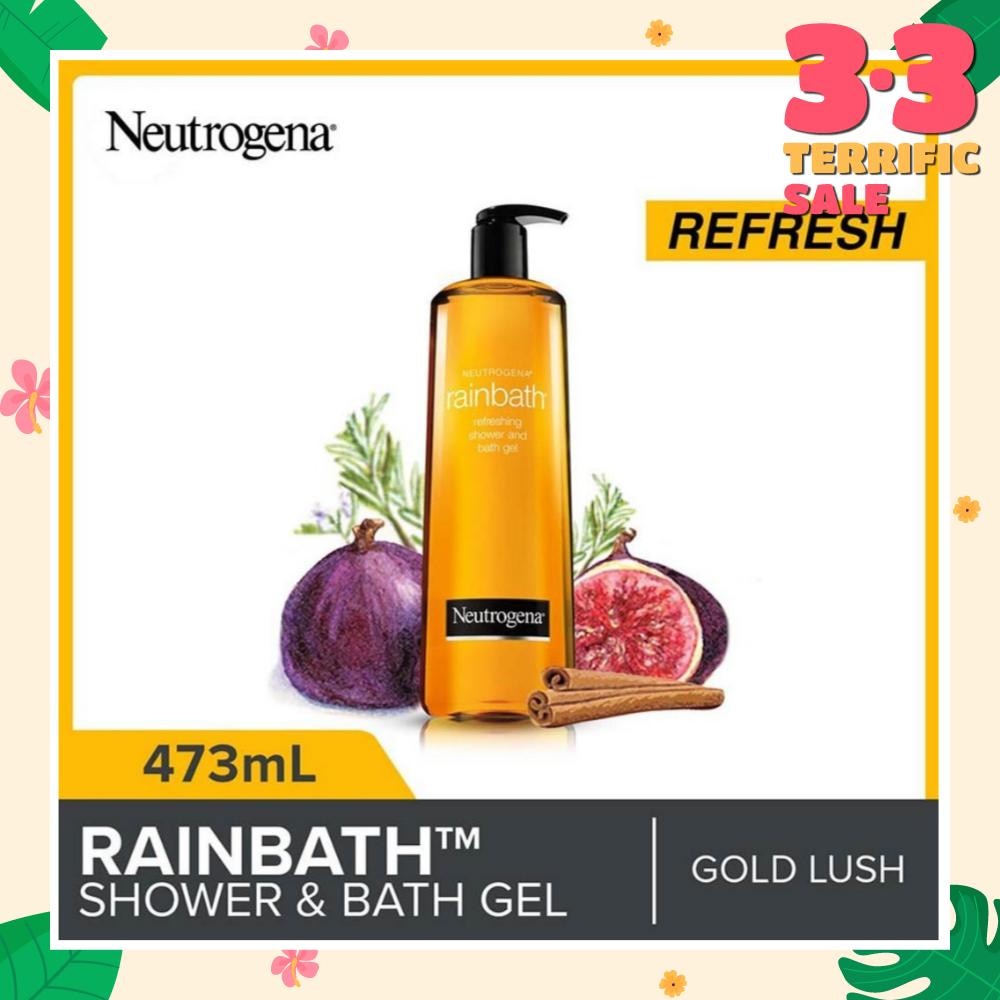 Rainbath Refreshing Shower And Bath Gel Gold Lush For Spa-Like Indulgence 473ml