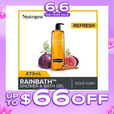 NEUTROGENA - Rainbath Refreshing Shower And Bath Gel Gold Lush For Spa-Like Indulgence 473ml