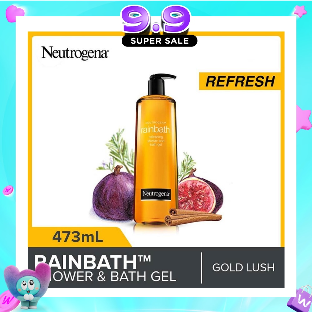 Rainbath Refreshing Shower And Bath Gel Gold Lush For Spa-Like Indulgence 473ml image